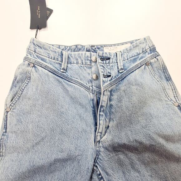 Rag & Bone Mia Yoke in Clean Lou Size 27 - Picture 4 of 12
